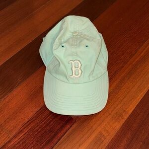 Women's Boston Ref Sox mint green Baseball Cap